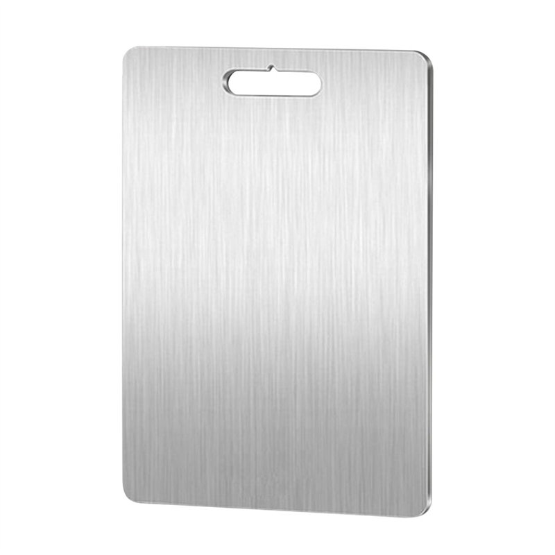 Planche à découper - Planche à découper en acier inoxydable pour cuisine 304 Planche à découper de qualité alimentaire pour viande, légumes, légumes
