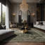 Tapis brun soyeux et moelleux-100902964