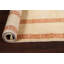 Tapis unique en laine noué à la main beige et rouge nouvel âge 4 pi 1 po x 6 pi