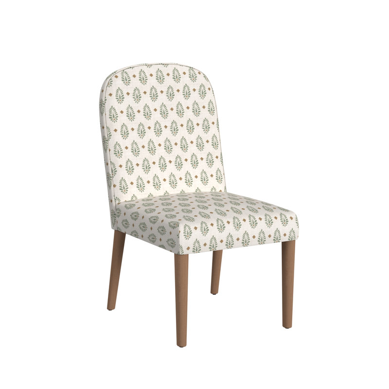 Arshaluys 19.1'' H Upholstered Dining Chair, Sage Paisley Medallion