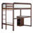 Arihaan Contemporary Solid Wood Twin Loft Bed with Desk-107267973