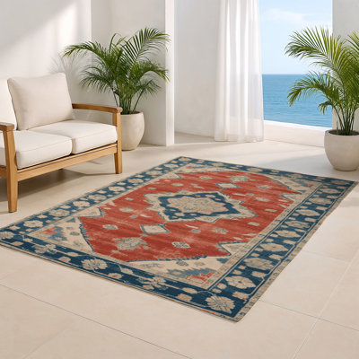 Overdyed Gray Indoor and Outdoor Area Rug