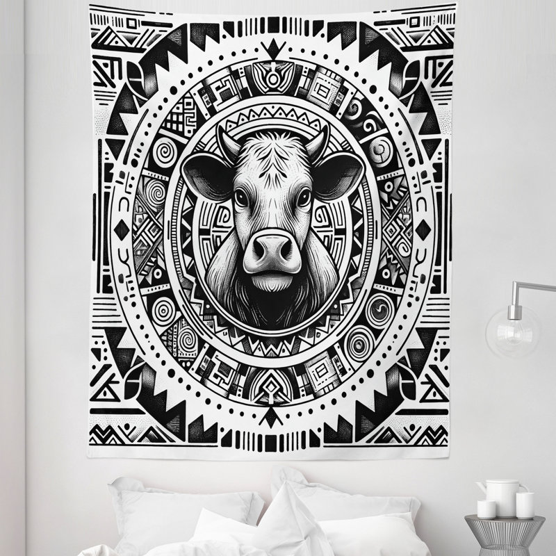Tapisserie en microfibre, H 88 po x l 68 po