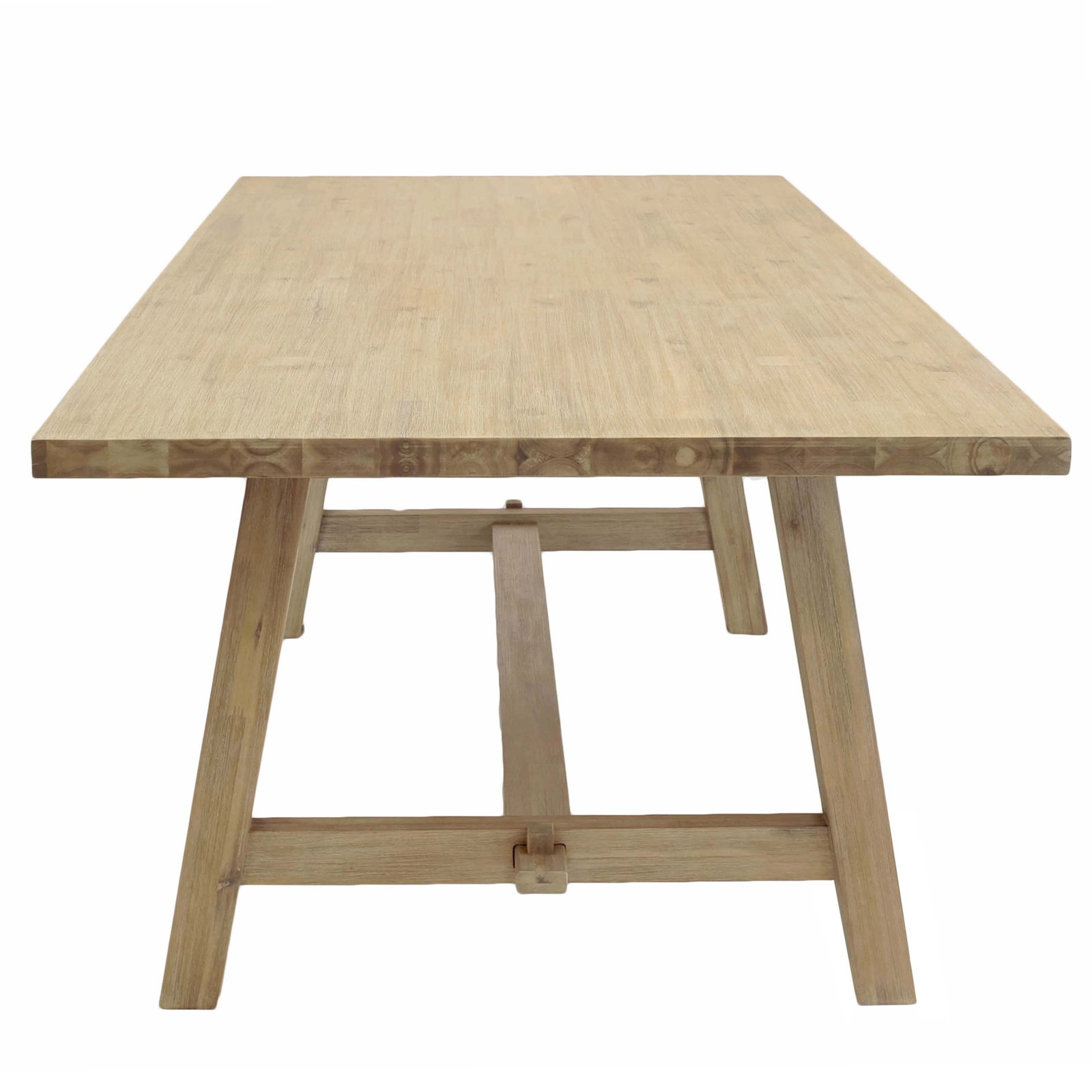 Alexa 79'' Dining Table, Brushed Smoke
