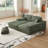 Bodie Upholstered Sectional Sofa with Reversible Recliner & Pillows-114863568