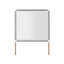 Miroir mural moderne blanc minimaliste | Idée de cadeau