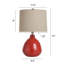 Alverez 21" Ceramic Table Lamp-174359674