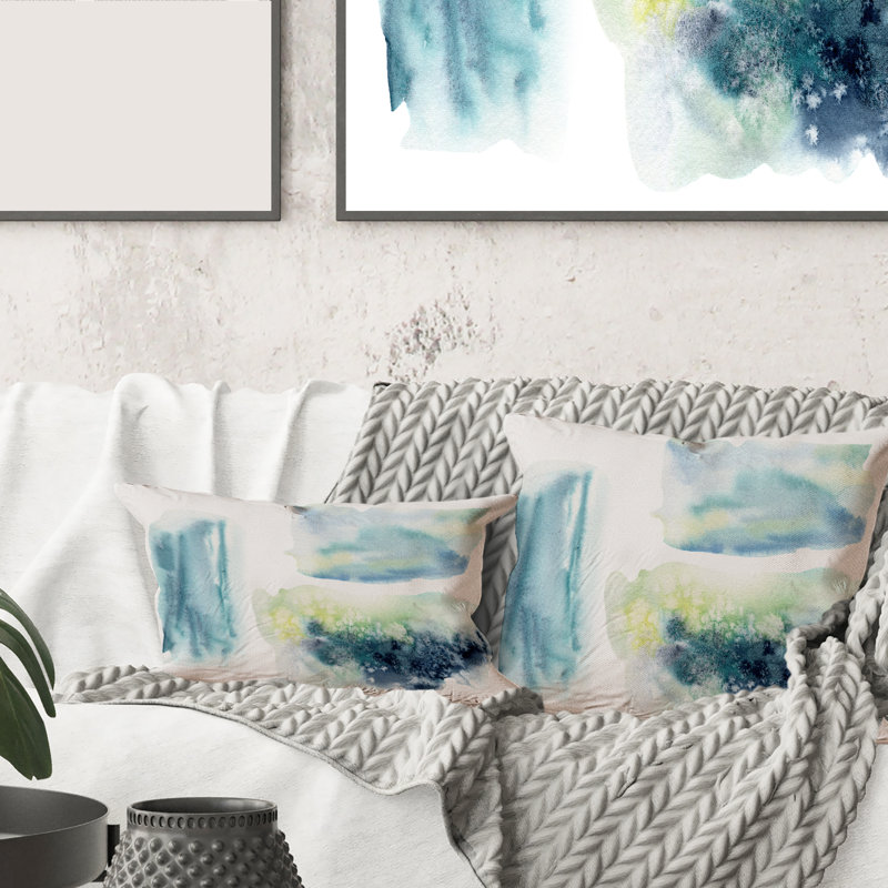 Underwater Clouds Rectangular Pillow Cover & Insert