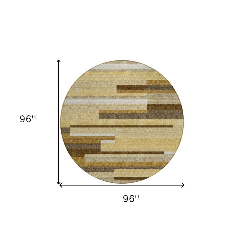Tapis rond 8 po