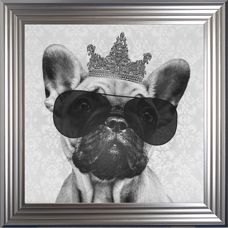 Single Picture Frame Print, 75cm H x 75cm W, Silver Framed
