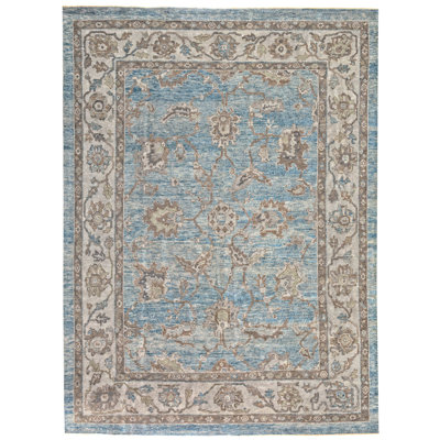 One-of-a-Kind Rectangle 7'11" x 10'9" Rectangle Wool Area Rug in