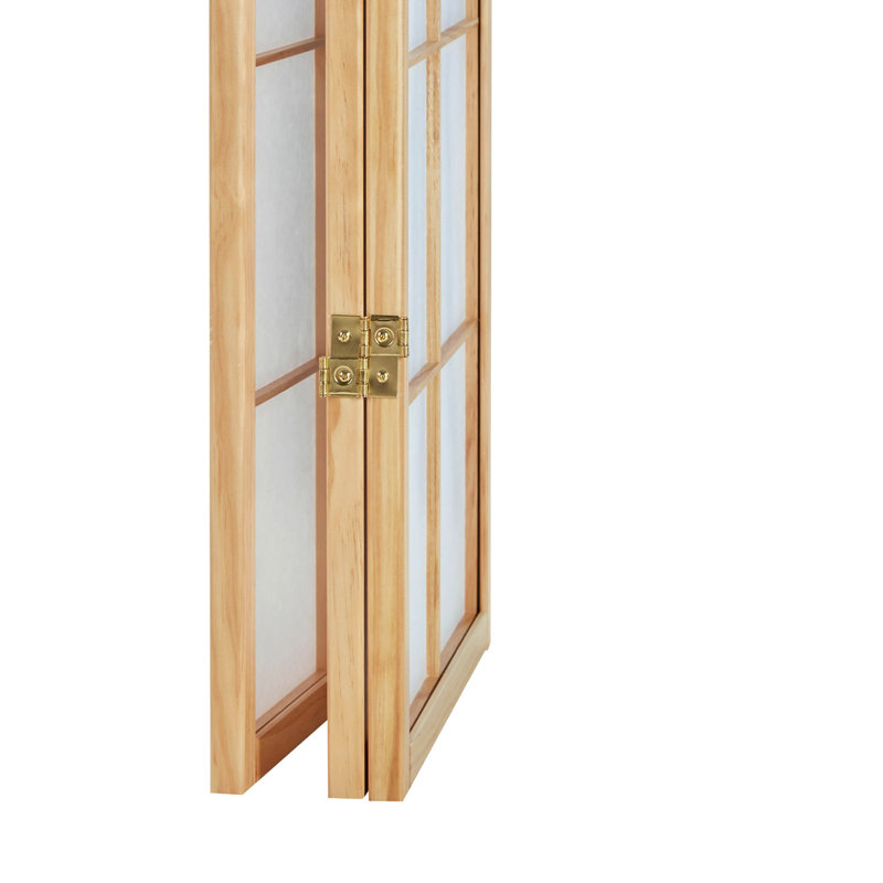 Room Divider Rekha Room Divider Shoji Room Divider Wood, 6 panels