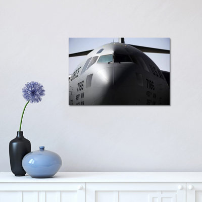 Close-up Of The Front Of A C-17 Globemaster III by Stocktrek Images - Wrapped Canvas Gallery-Wrapped Canvas Giclée