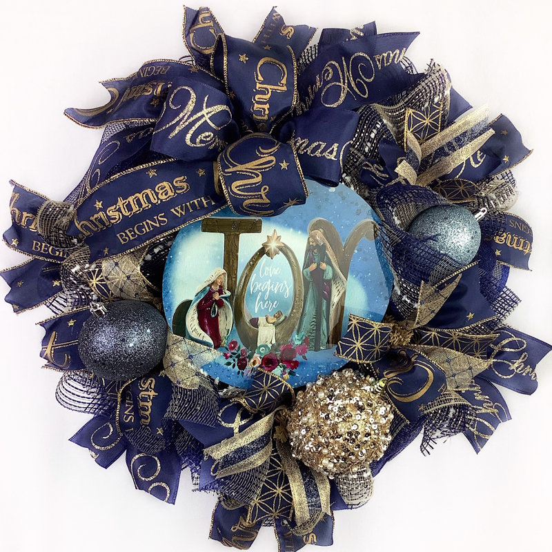 Couronne en maille 18 po