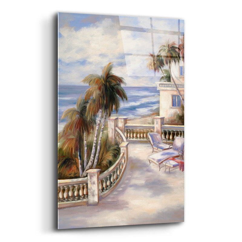  «Tropical 16» par DAG, Inc, art mural en verre acrylique, 12 po x 16 po