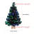 Tabletop Artificial Christmas Tree with Lights in with Gold Base Pot
