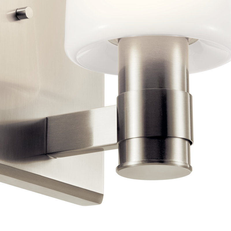 Jahray Steel Armed Sconce, Nickel
