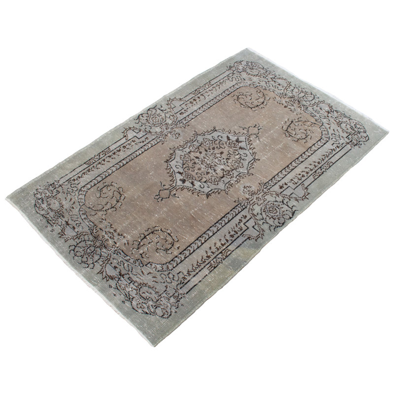Tapis gris à transition de couleur 5 pi 4 po x 8 pi 5 po