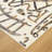 Merzglyphs by Katie Merz Railroad Ivory Train Machine Washable Area Rug-636813495