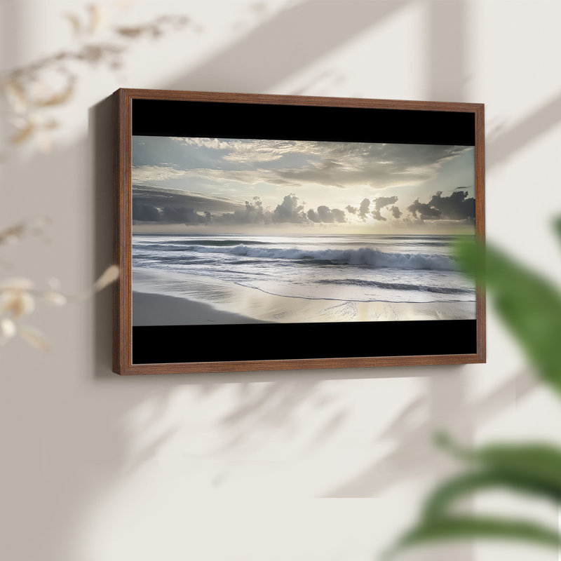 Nautical Series-IX -Framed Print - Restickable, Walnut, 11" H x 14" W