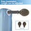 Tringle à rideaux simple ajustable 1 po Danika-1290055335-1290055339