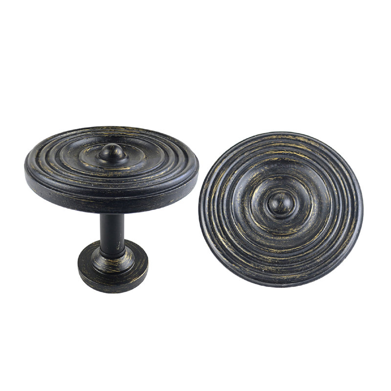 Retenue de rideau médaillon Ailey Swirl, Doré brulé
