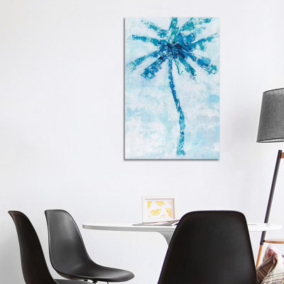 Cool Palm I by Sally Swatland - Wrapped Canvas Print