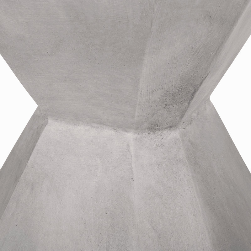 Outdoor Lightweight Concrete Side Table