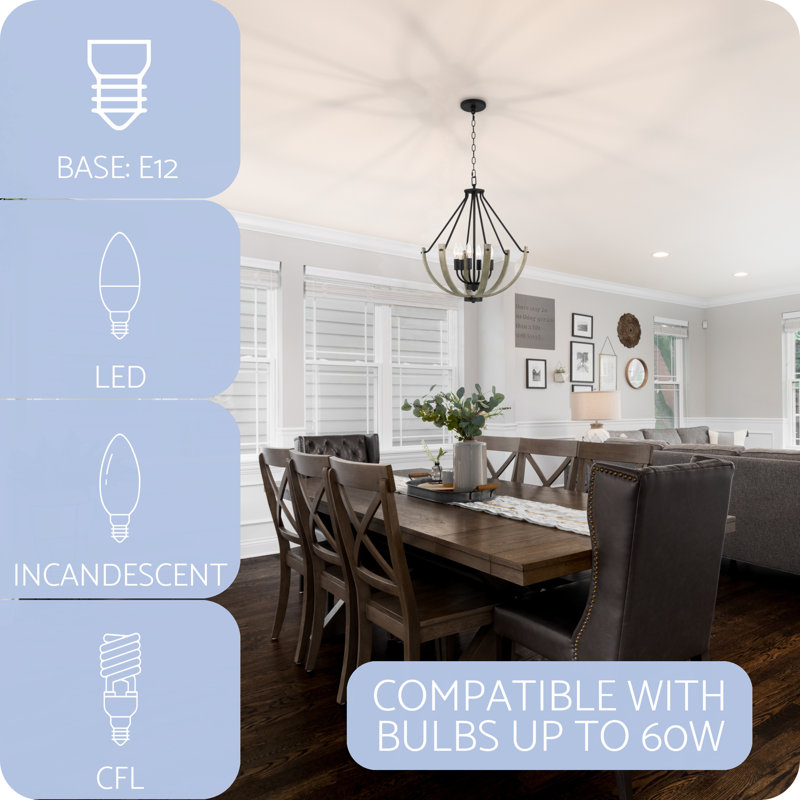 Gracie Oaks Resseque 6 - Light Geometric Pendant | Wayfair