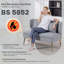 2 Seater Linen Loveseat-1790738442