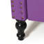 Chaise longue en velours avec accoudoir droit et espace de rangement-2132941832