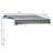 Outsunny 8' X 7' Patio Retractable Awning, Manual Exterior Sun Shade Deck Window Cover