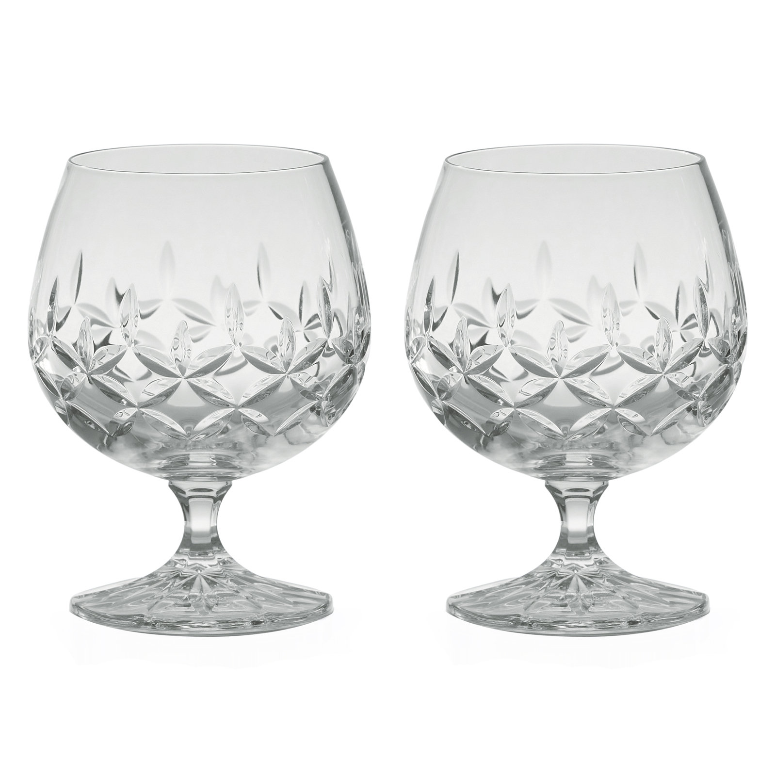 The DRH Collection Dorchester Lead Crystal Brandy Glasses