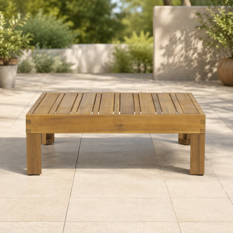 Ensemble de conversation modulaire en bois avec coussins Oana