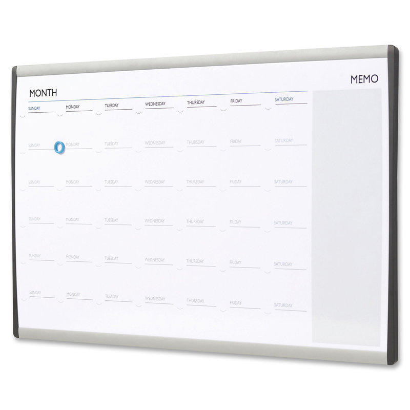 Tableau de calendrier mural magnétique