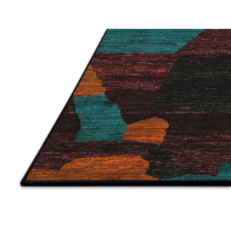 Tapis abstrait moderne 4278, Rectangle 2 pi x 3 pi