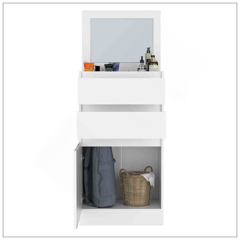 Dresser Asturias, Jewerly Box, White Finish, White