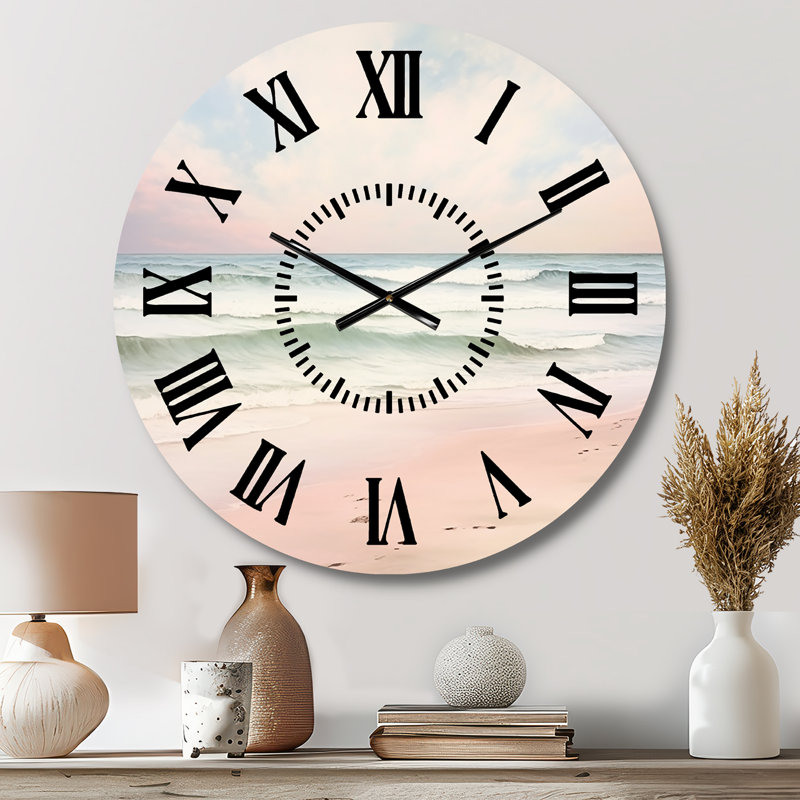 Horloge murale Ocean Tranquility, Médium