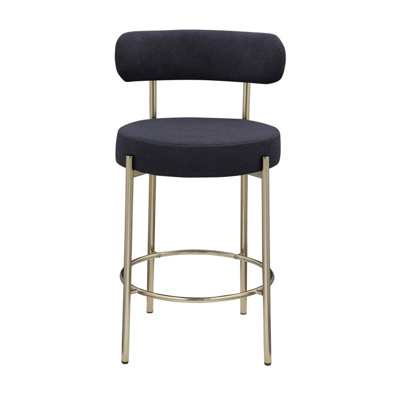 Wok Furniture, Siège noir / cadre doré