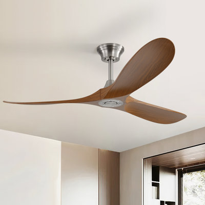 Nicola 60" 3-Blade Modern Ceiling Fan With Remote Control