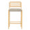 Tabouret de comptoir en bois massif 26,5 po