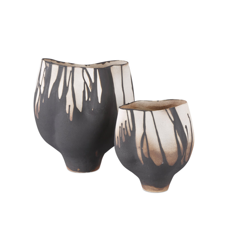 Inoue Large Vase, 9" H x 8'' W x 7'' D