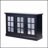 45 Inch Wide Storage Cabinet With 3 Mirrored Acrylic Doors, Adjustable Shelves, And Decorative Laminates For Versatile Use In Living, Dining, And Kitchen Areas-577210908