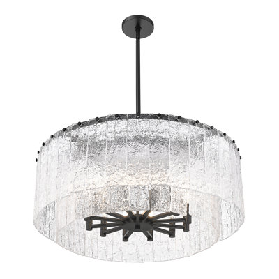 Luminaire suspendu 12 lumières Bukov