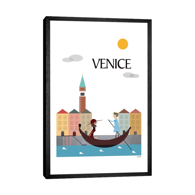 Venice by TomasDesign - Gallery-Wrapped Canvas Giclée on Canvas, Black Framed, 101.6 cm H x 66.04 cm W