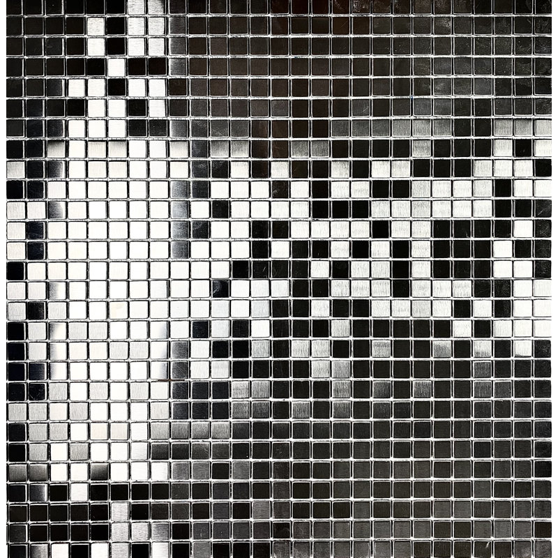 Enchanted 1" x 1" Metal Mosaic Tile