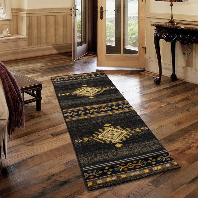 Tapis durable en polypropylène Southwest parfait pour les maisons modernes et les endroits très passants