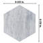 Cassis Hex 9" x 10" Porcelain Wood Look Wall & Floor Tile-1554768661