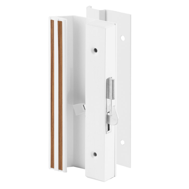 Prime-Line Low Profile/Low Base White Aluminum Latch Handle (Single Pack)