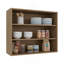 Armoire murale en mélamine avec rangement ouvert